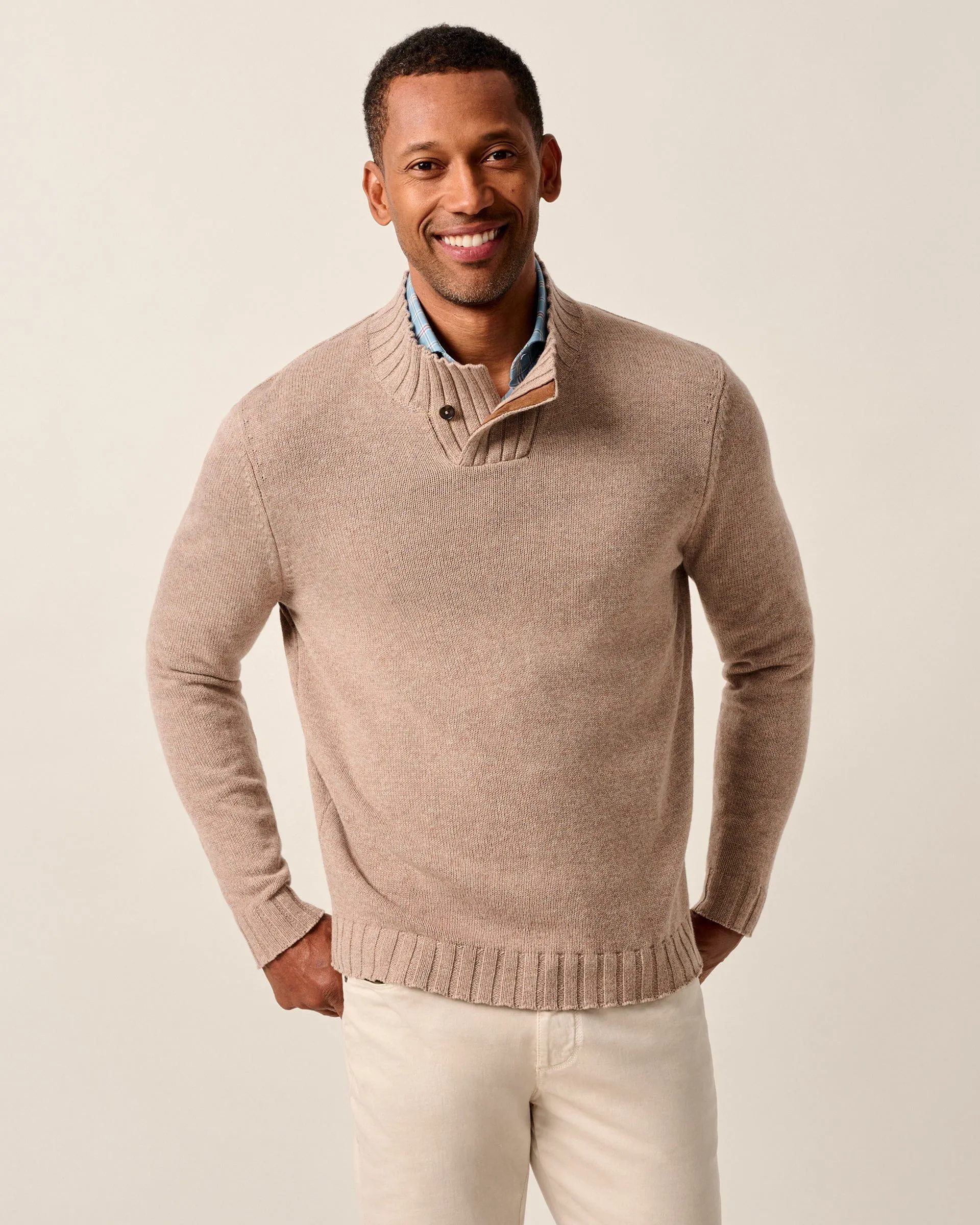 Innis Top Shelf Cashmere Blend Mockneck Sweater sold by Johnnie-O