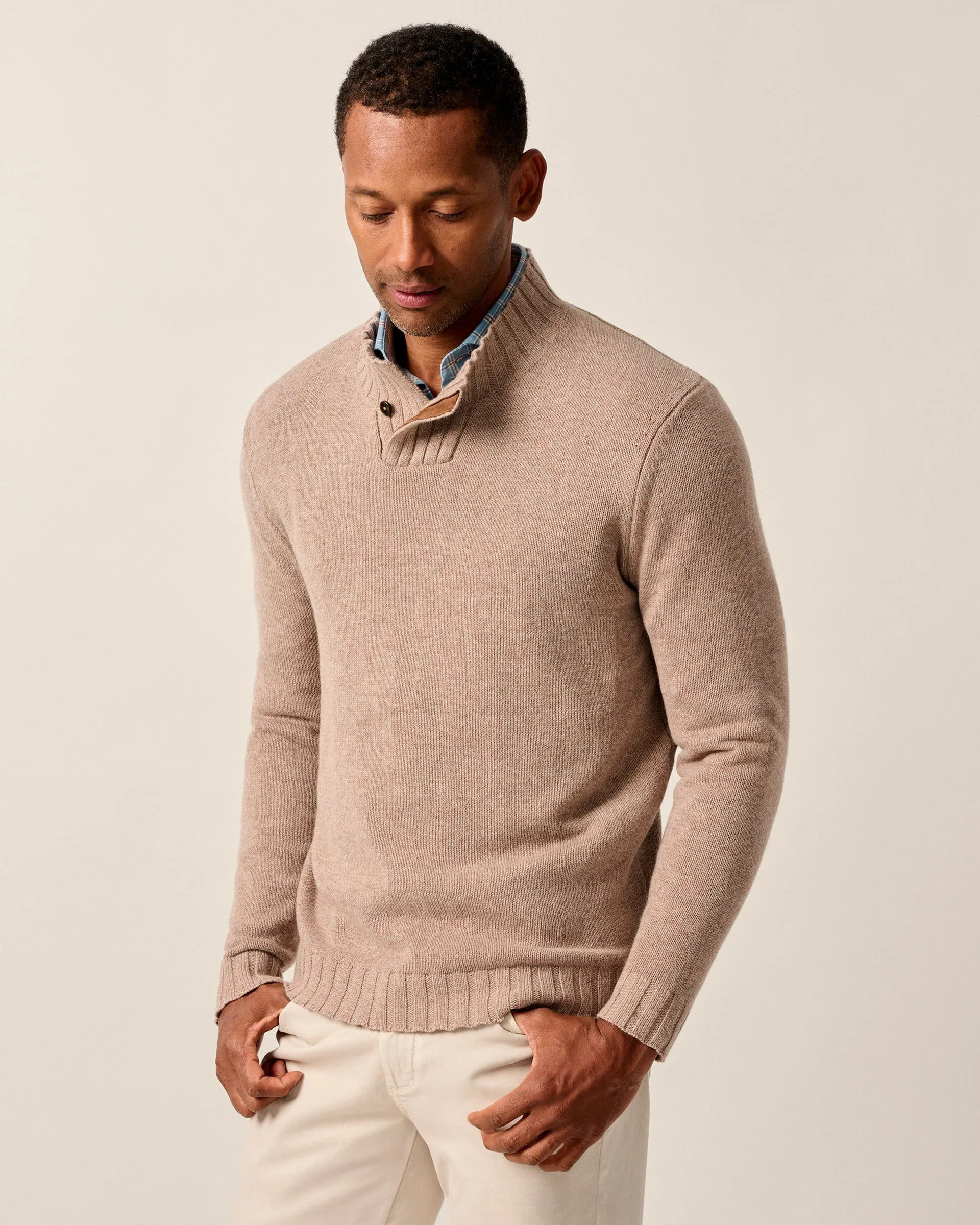 Innis Top Shelf Cashmere Blend Mockneck Sweater sold by Johnnie-O product image thumbnail 4