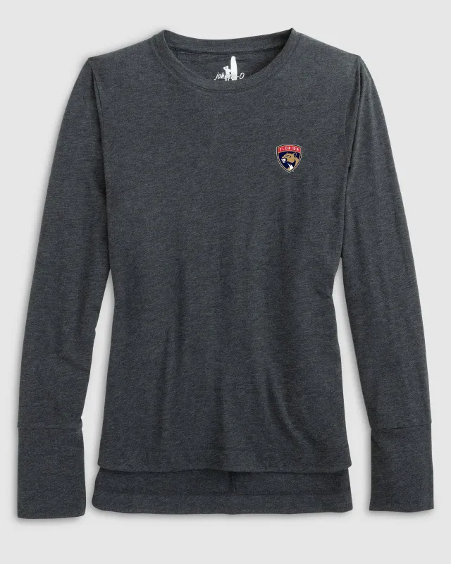 Women's Florida Panthers Valerie Long Sleeve Tee sold by Johnnie-O