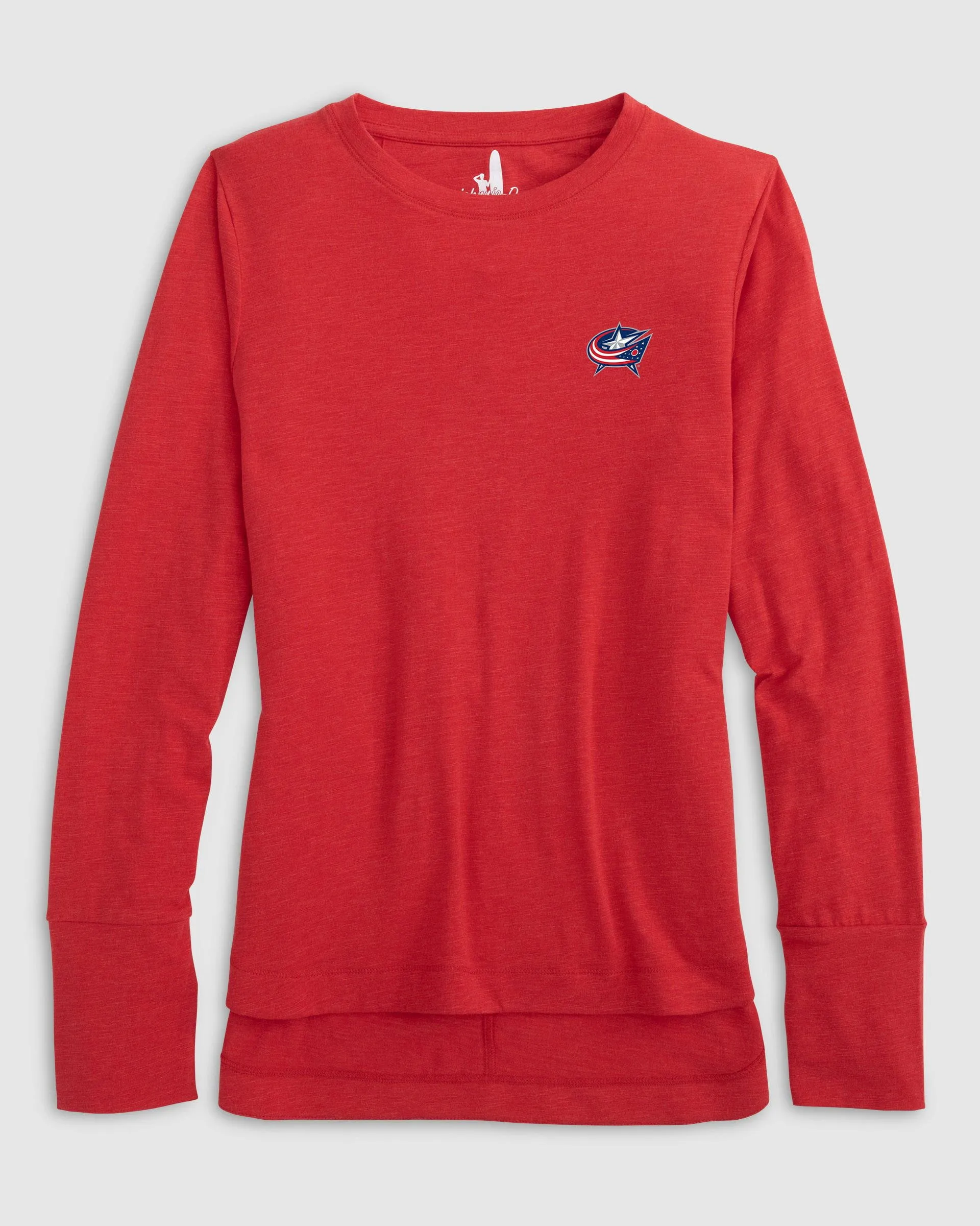 Women's Columbus Blue Jackets Valerie Long Sleeve Tee sold by Johnnie-O product image thumbnail 3