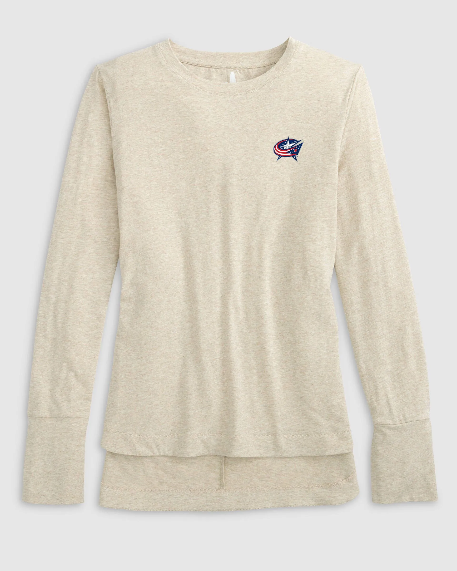 Women's Columbus Blue Jackets Valerie Long Sleeve Tee sold by Johnnie-O product image thumbnail 2