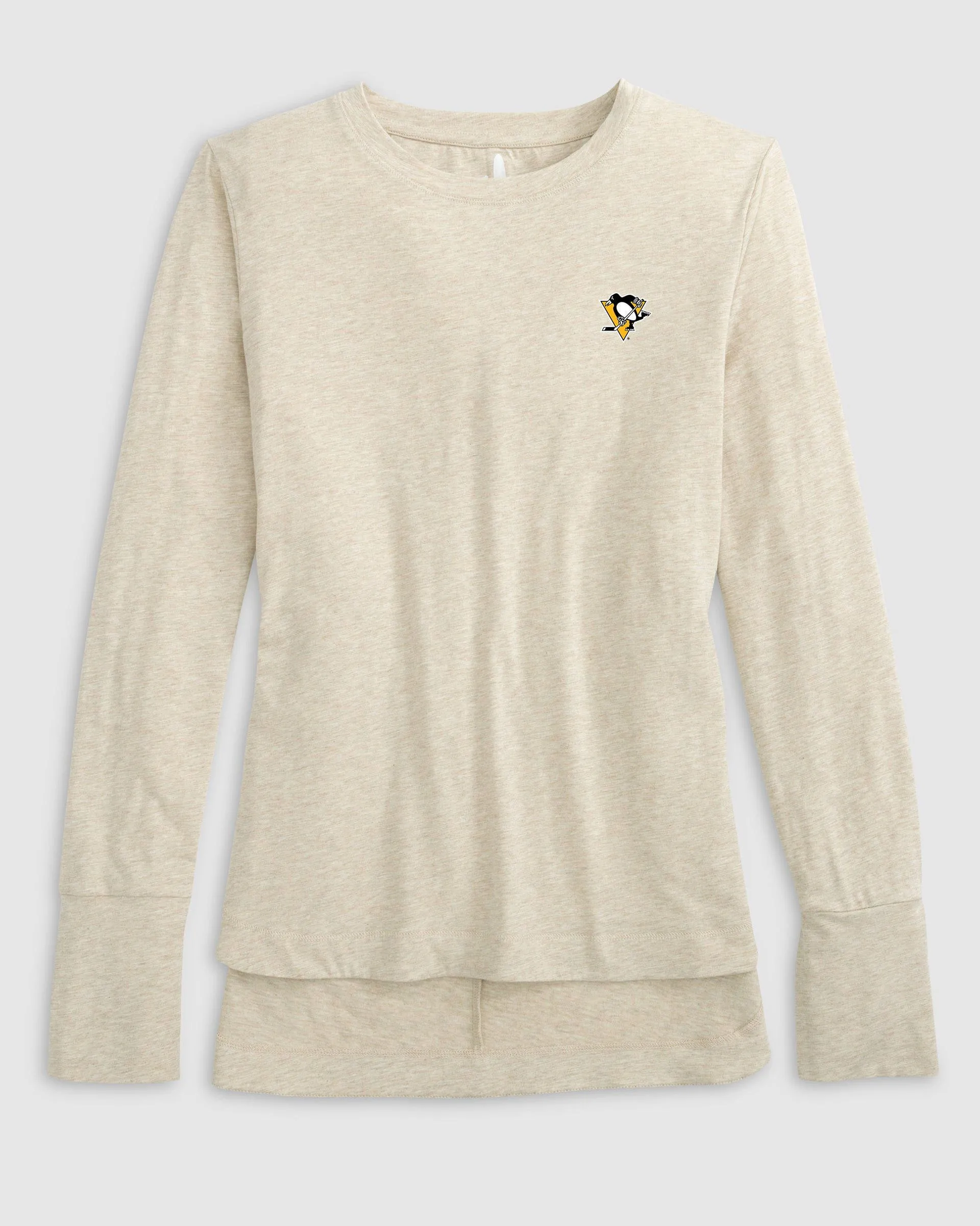Women's Pittsburgh Penguins Valerie Long Sleeve Tee sold by Johnnie-O