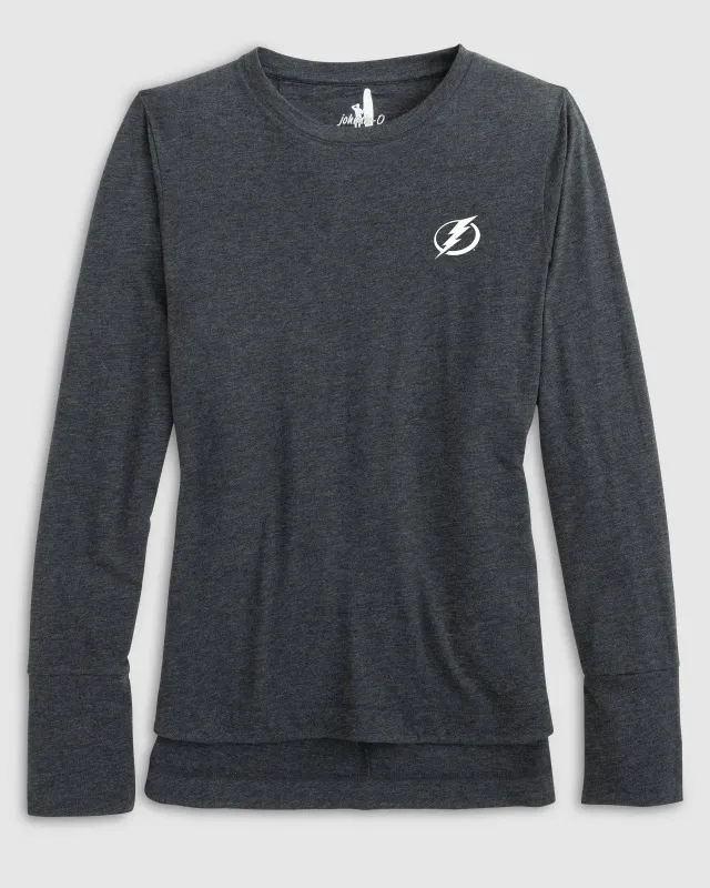 Women's Tampa Bay Lightning Valerie Long Sleeve Tee sold by Johnnie-O