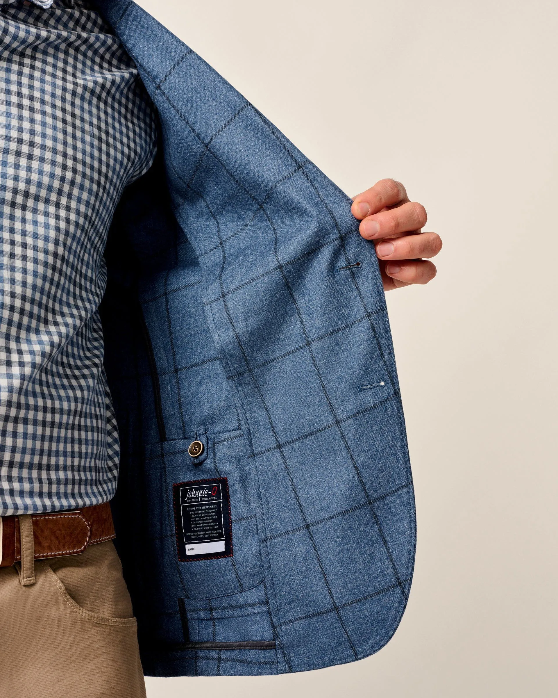 Albrecht Top Shelf Cashmere Blend Woven Sport Coat sold by Johnnie-O product image thumbnail 4