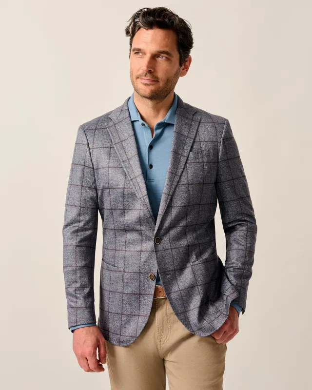Malachi Top Shelf Windowpane Knit Sport Coat sold by Johnnie-O