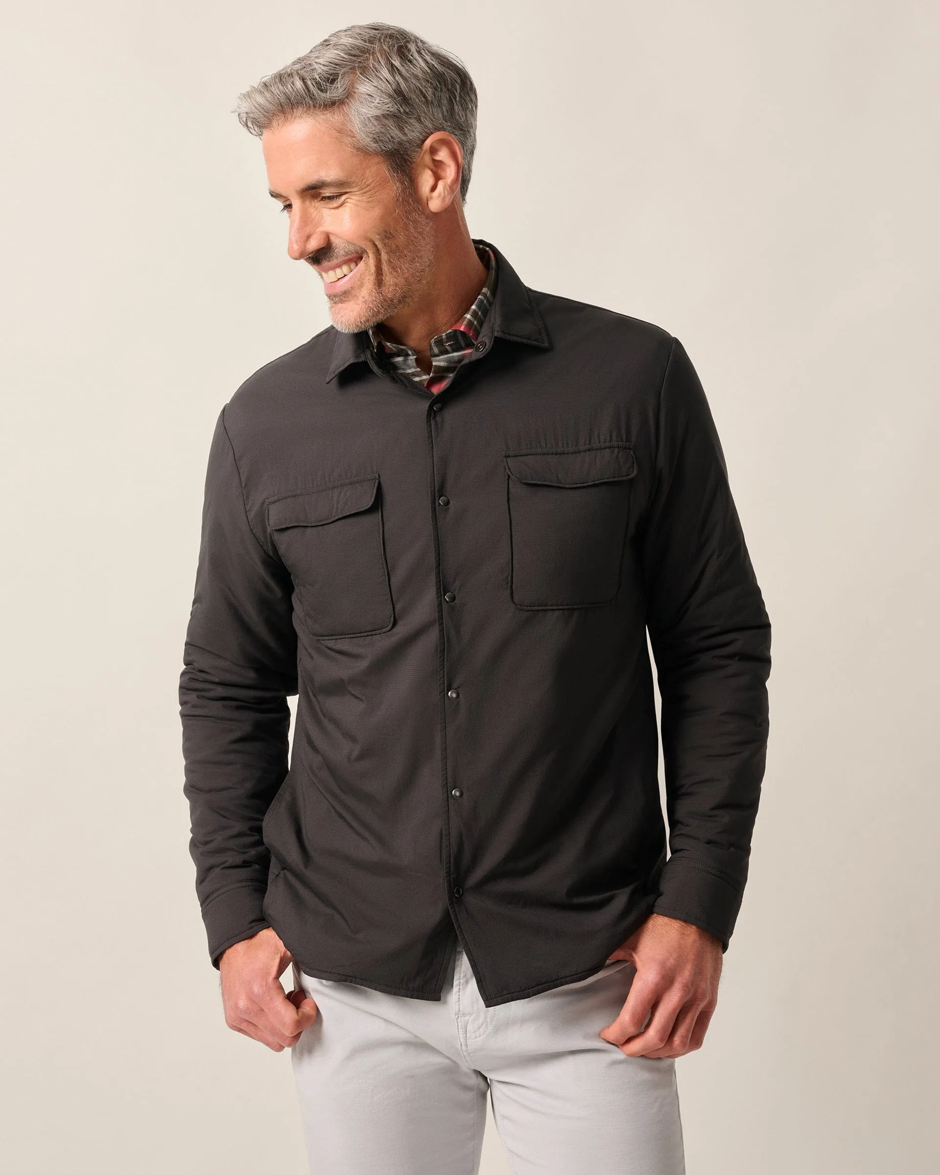 Denzel Featherweight Shacket sold by Johnnie-O product image thumbnail 3