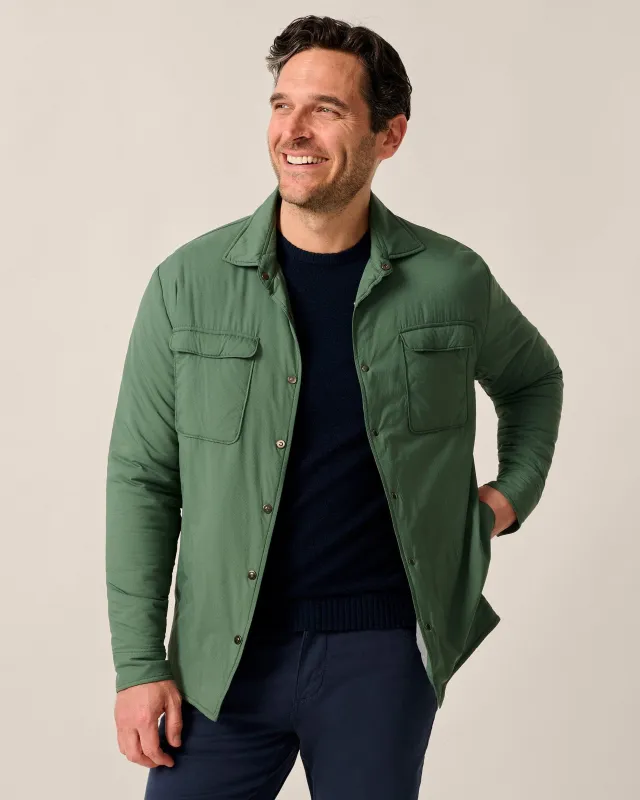 Denzel Featherweight Shacket sold by Johnnie-O