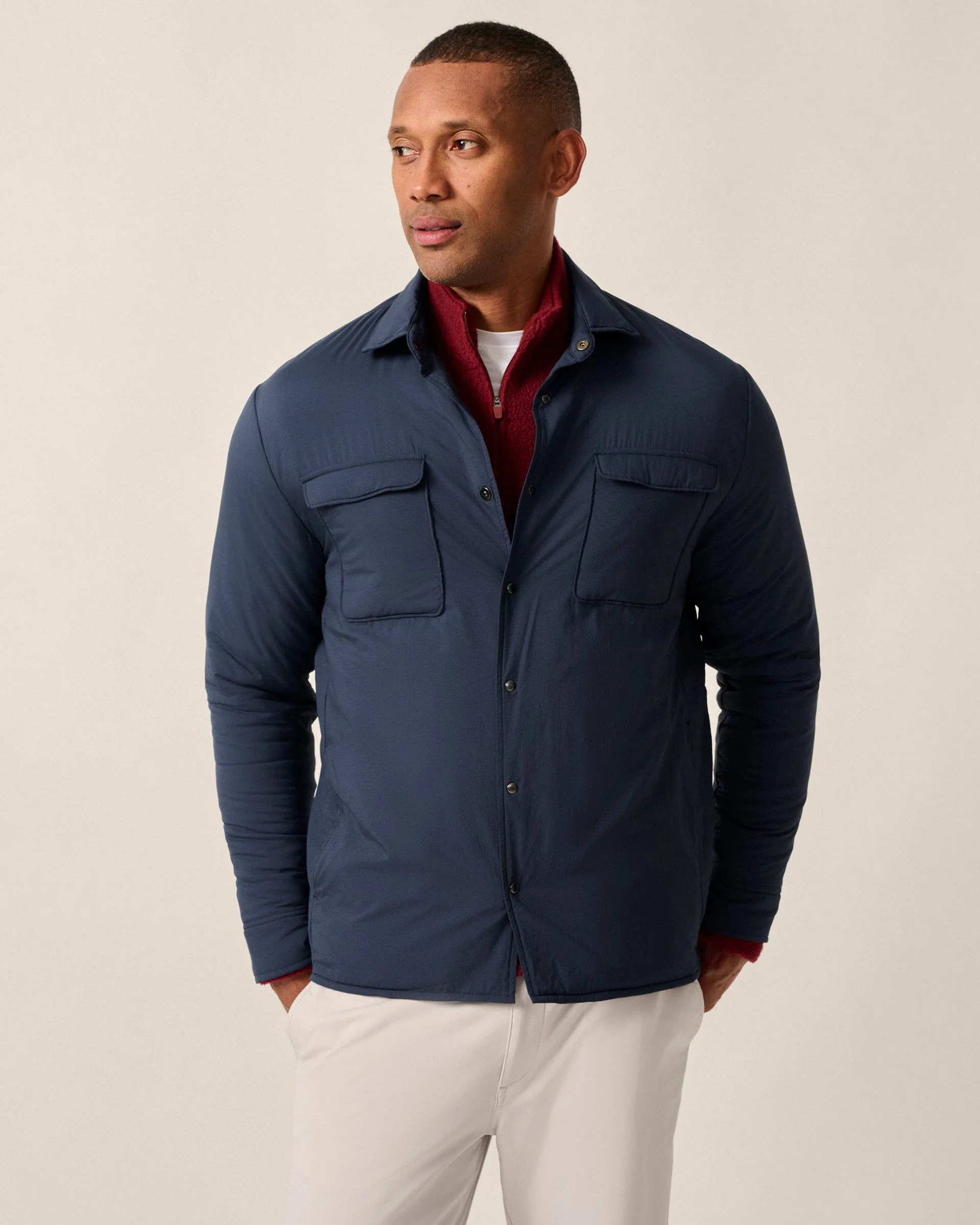 Denzel Featherweight Shacket sold by Johnnie-O product image thumbnail 2