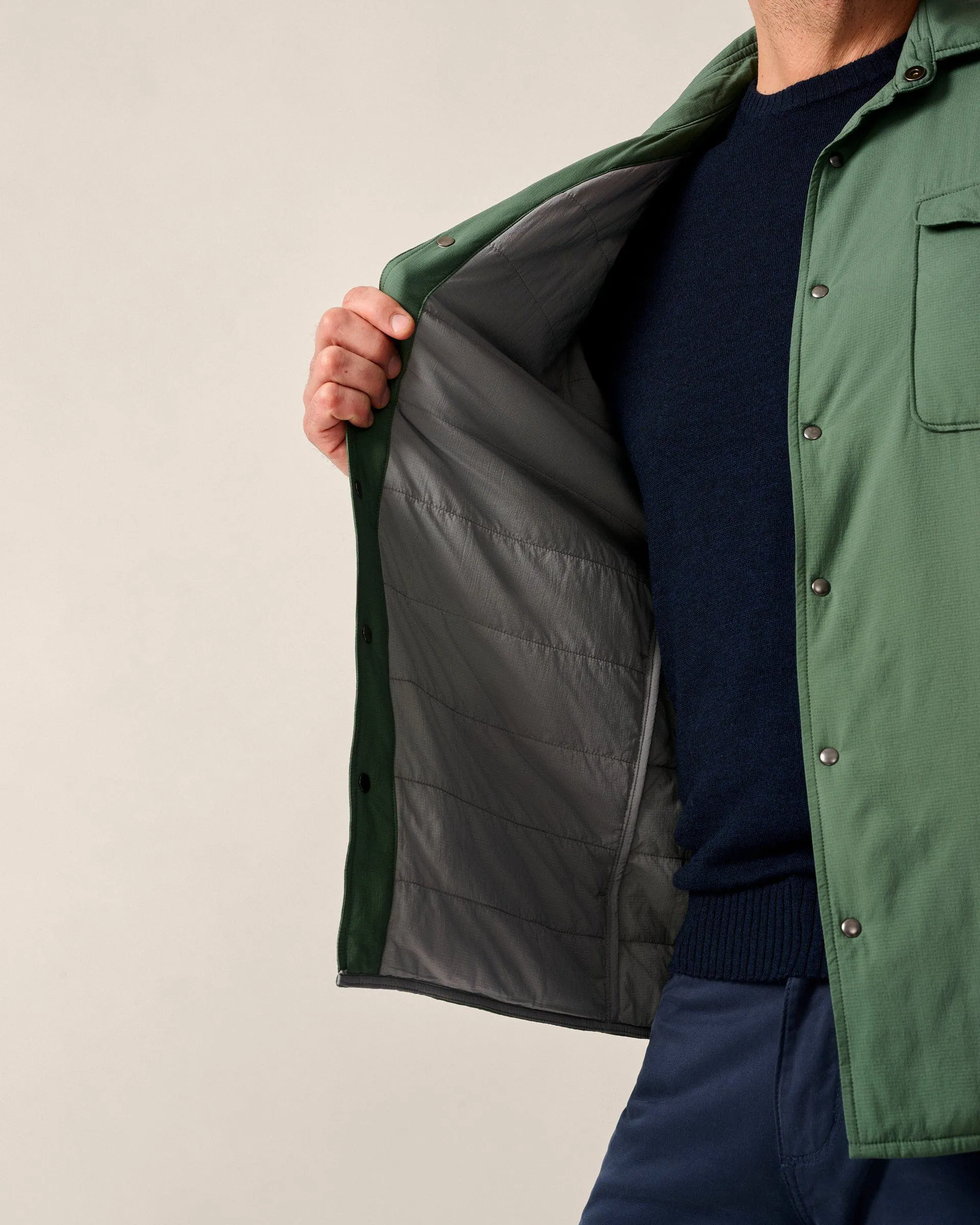 Denzel Featherweight Shacket sold by Johnnie-O product image thumbnail 5