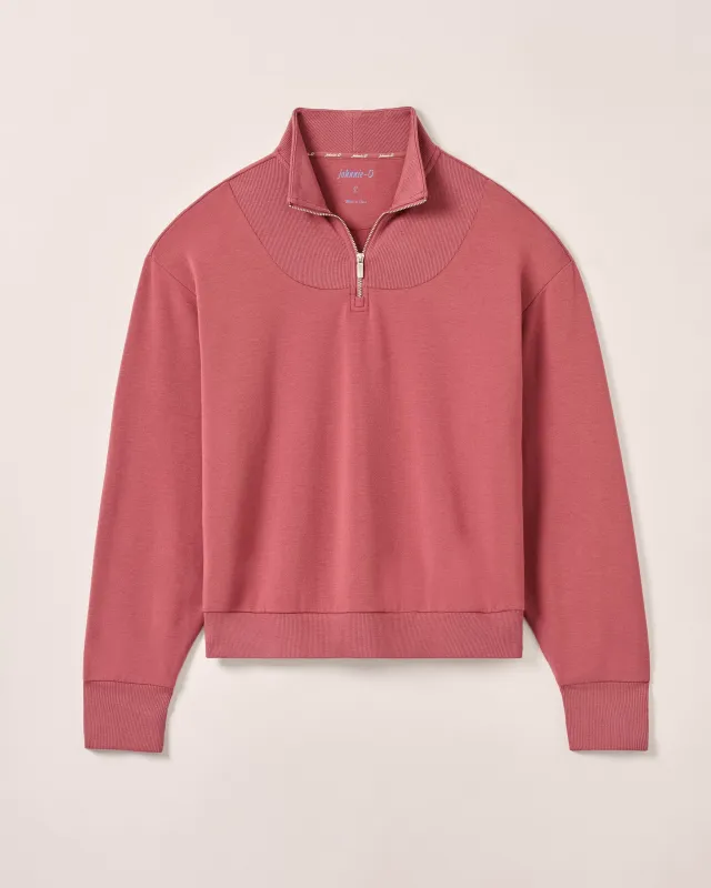 Women's PerryGolf Naomi Rib Knit 1/4 Zip made by Johnnie-O