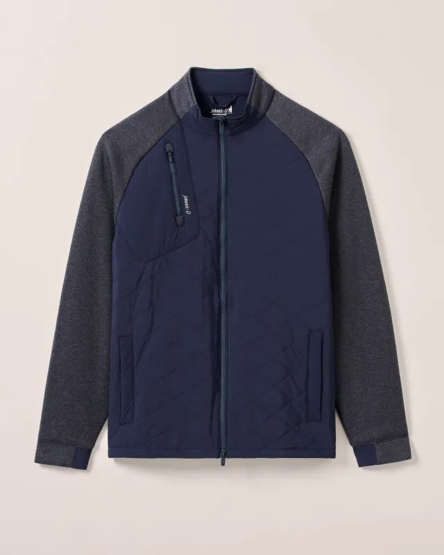 PerryGolf Weller Lightweight Performance Fleece Jacket made by Johnnie-O