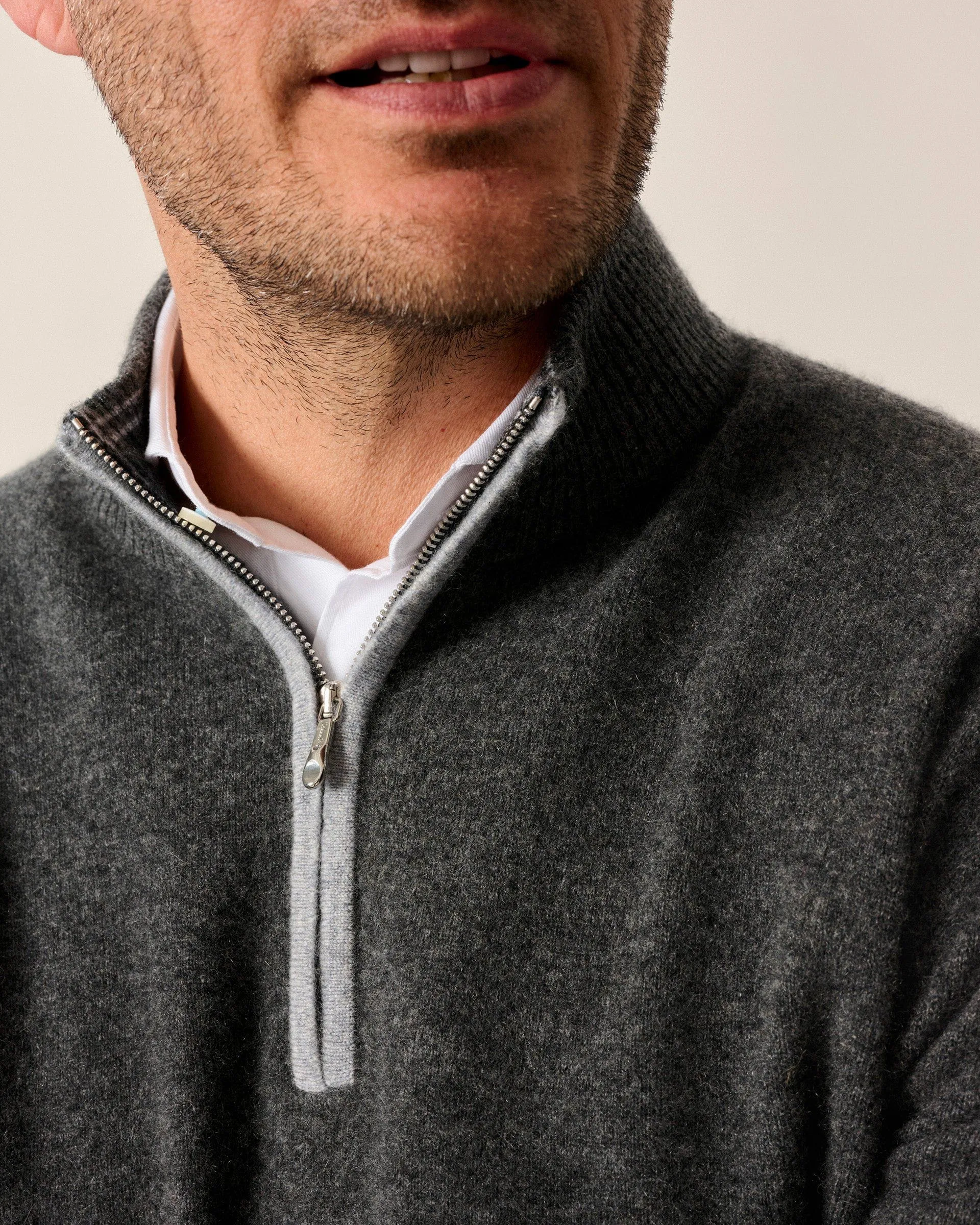 Niccolo Top Shelf Cashmere 1/4 Zip Sweater sold by Johnnie-O product image thumbnail 2