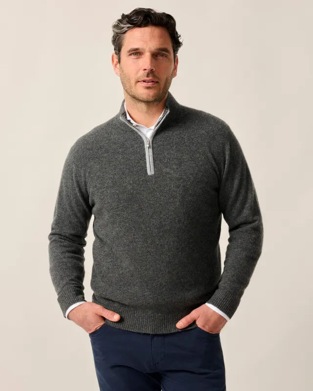 Niccolo Top Shelf Cashmere 1/4 Zip Sweater sold by Johnnie-O