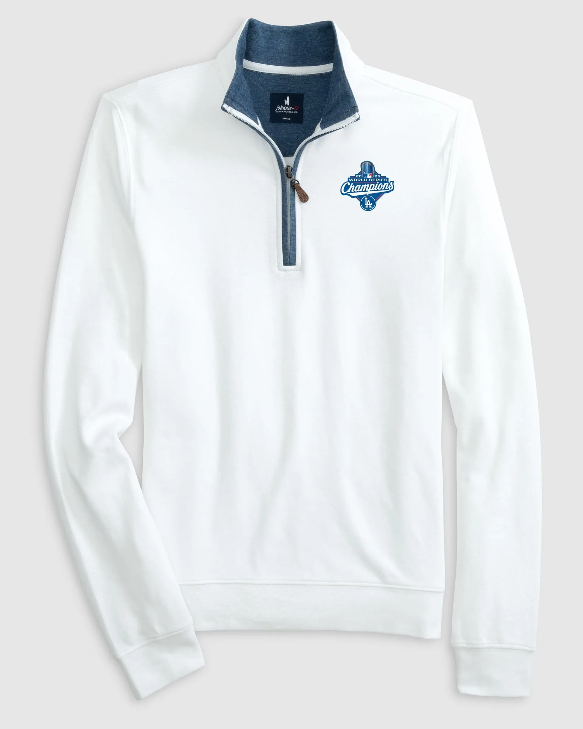 Women's Los Angeles Dodgers Sully 1/4 Zip Pullover - 2025 World Series Champions Logo sold by Johnnie-O product image thumbnail 4
