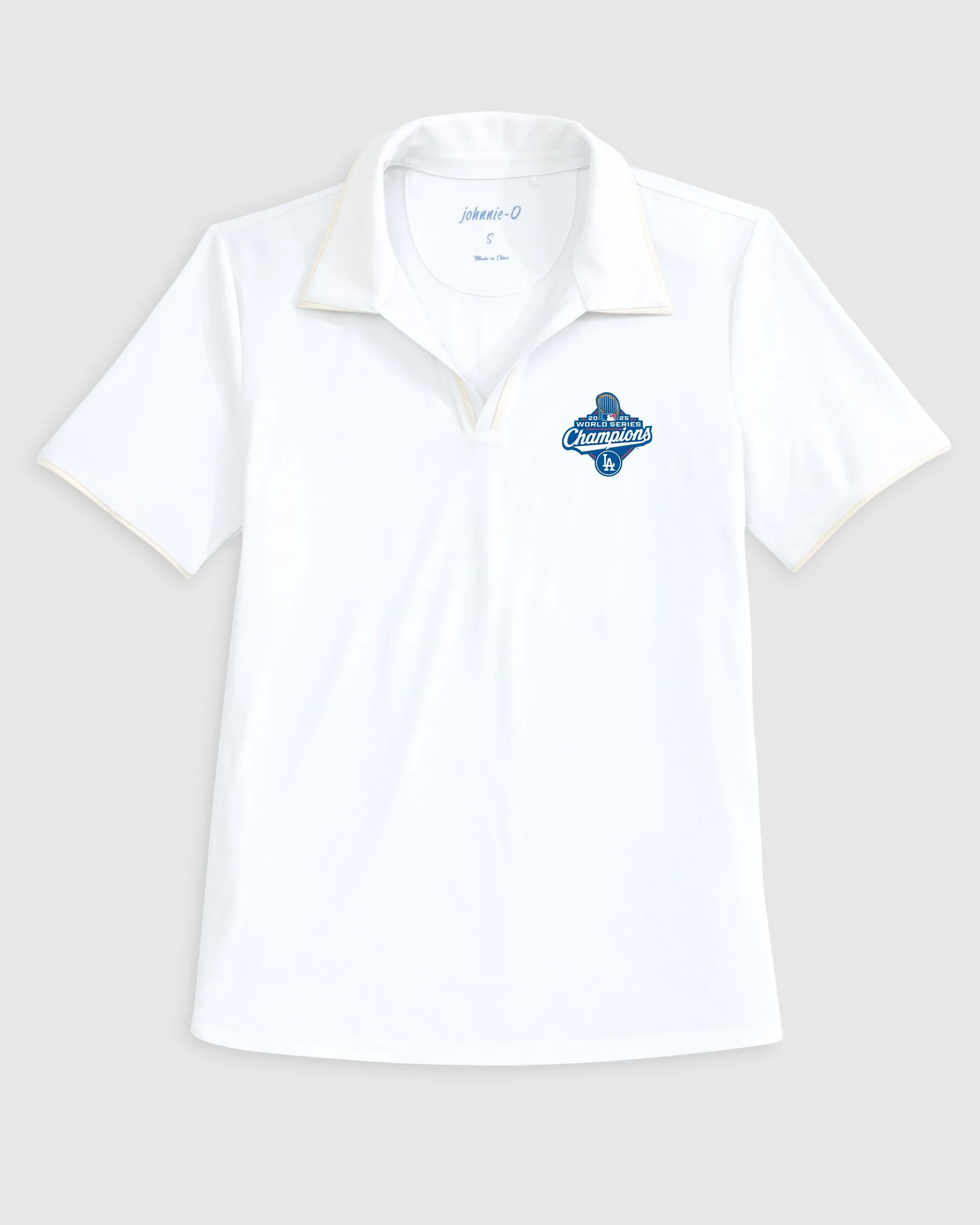 Women's Los Angeles Dodgers Adelaide Performance Polo - 2025 World Series Champions Logo sold by Johnnie-O product image thumbnail 3