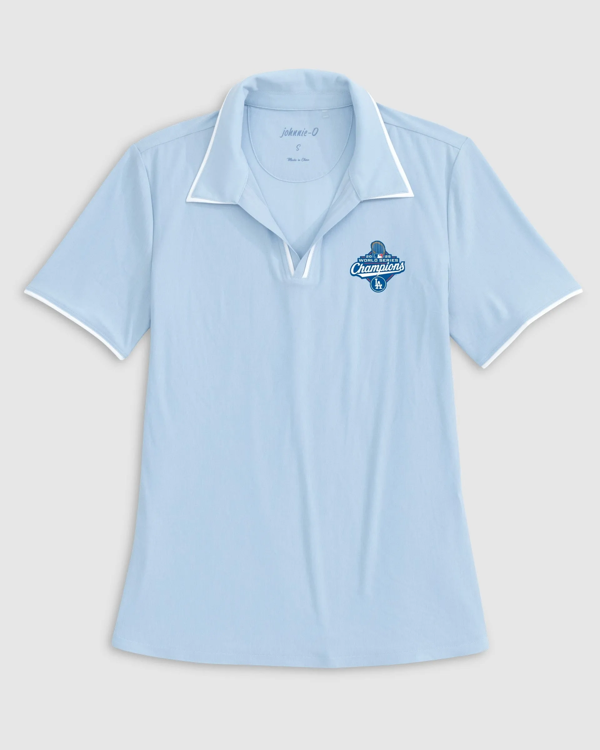 Women's Los Angeles Dodgers Adelaide Performance Polo - 2025 World Series Champions Logo sold by Johnnie-O product image thumbnail 2