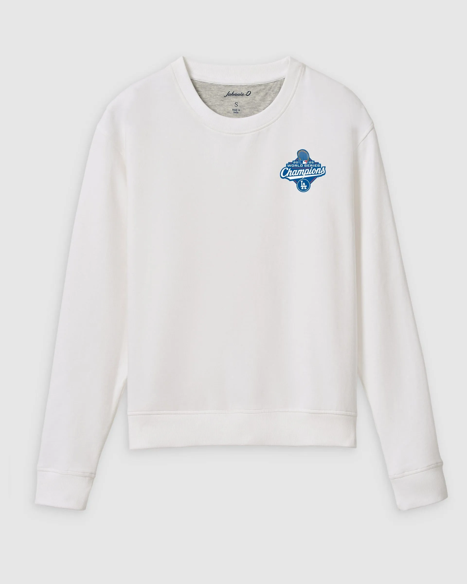Women's Los Angeles Dodgers Penny Crewneck Sweatshirt - 2025 World Series Champions Logo sold by Johnnie-O product image thumbnail 5