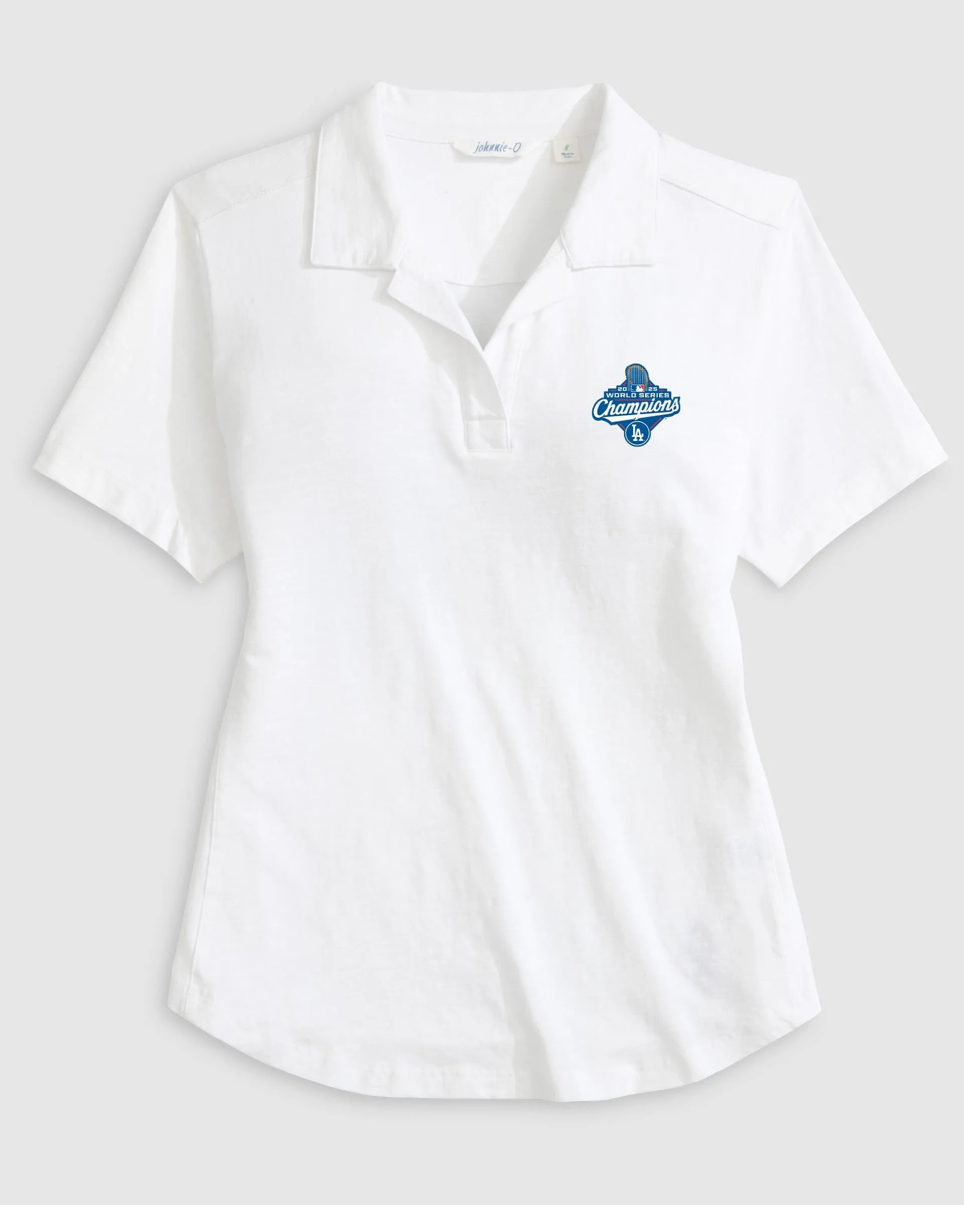 Women's Los Angeles Dodgers Coastal Wash Polo - 2025 World Series Champions Logo sold by Johnnie-O product image thumbnail 3
