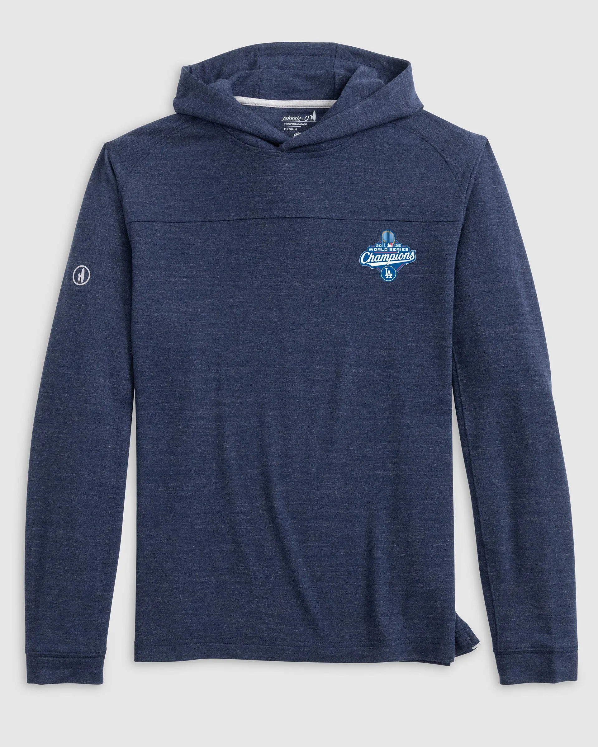 Los Angeles Dodgers Remmy Lightweight Performance Hoodie - 2025 World Series Champions Logo sold by Johnnie-O product image thumbnail 2