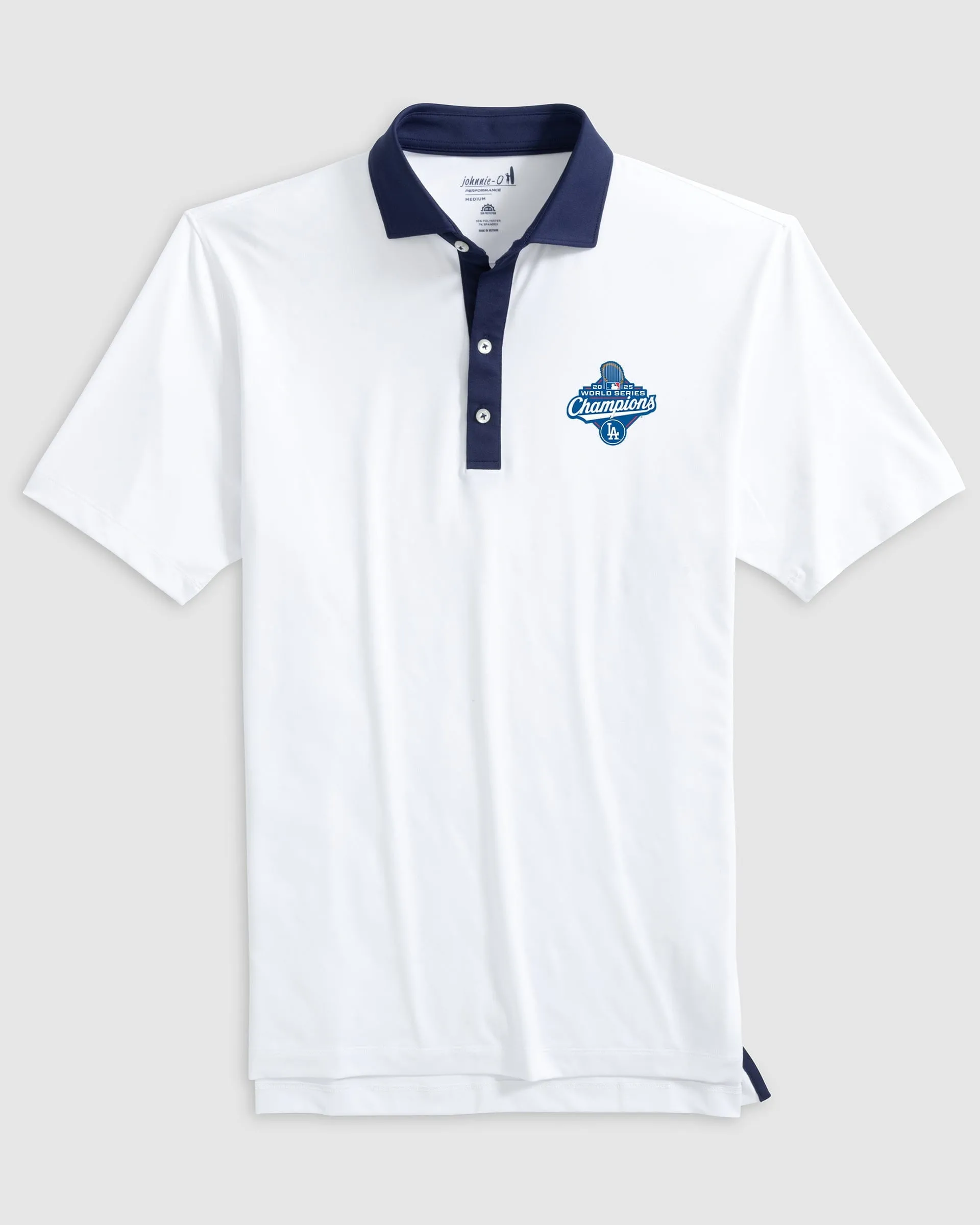 Los Angeles Dodgers Ramos Performance Jersey Polo - 2025 World Series Champions Logo sold by Johnnie-O product image thumbnail 2