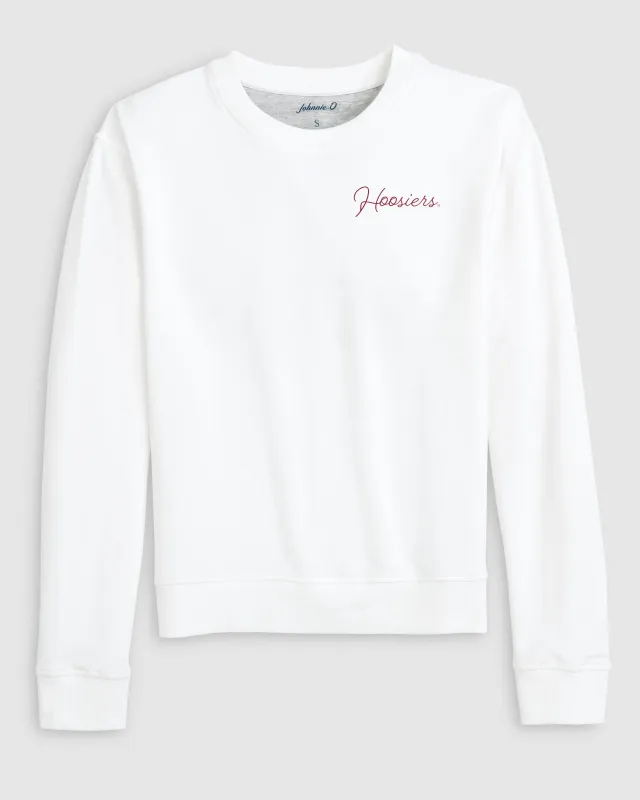 Women's Indiana Penny Crewneck Sweatshirt - Script Logo sold by Johnnie-O