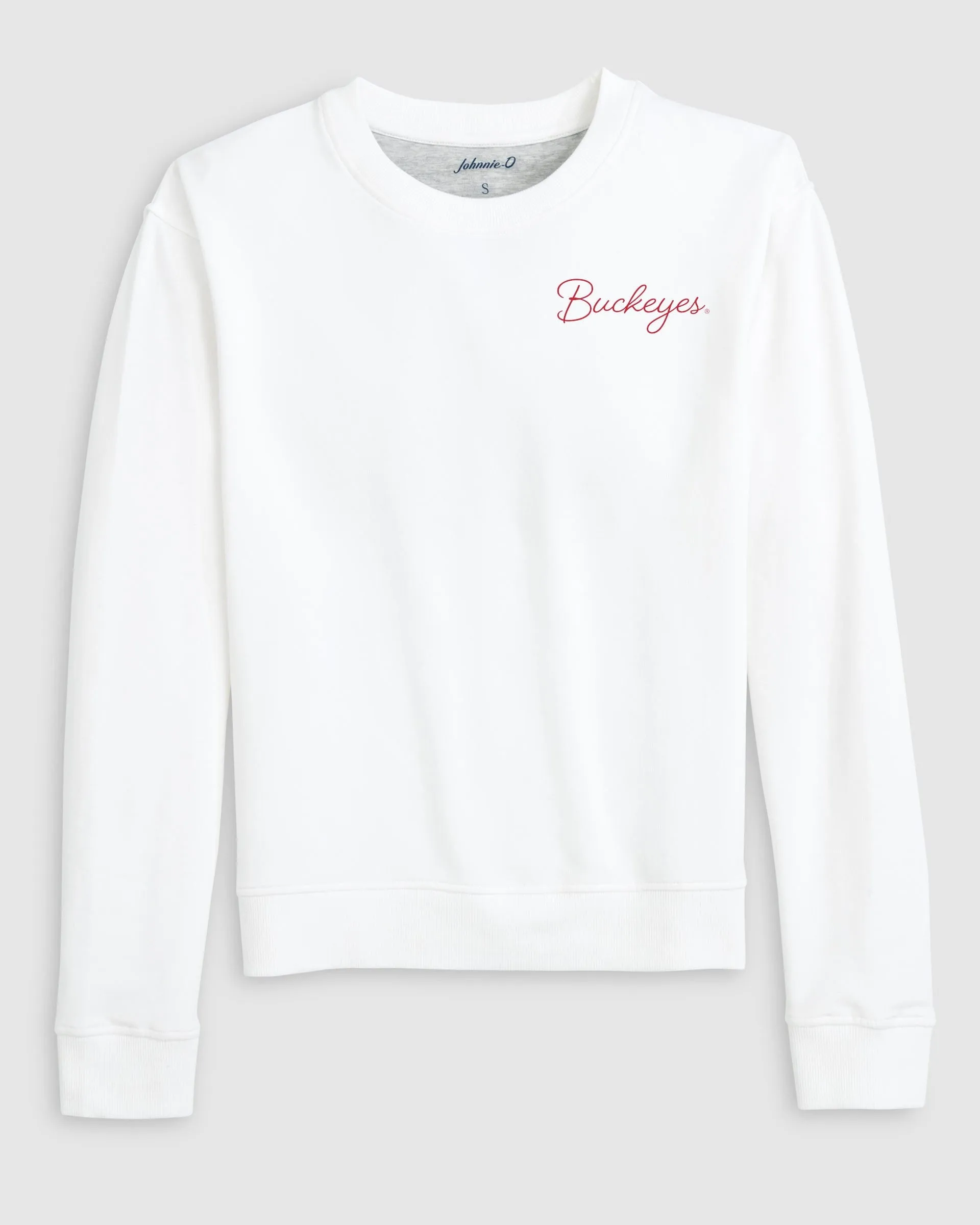 Women's Ohio State University Penny Crewneck Sweatshirt - Script Logo sold by Johnnie-O