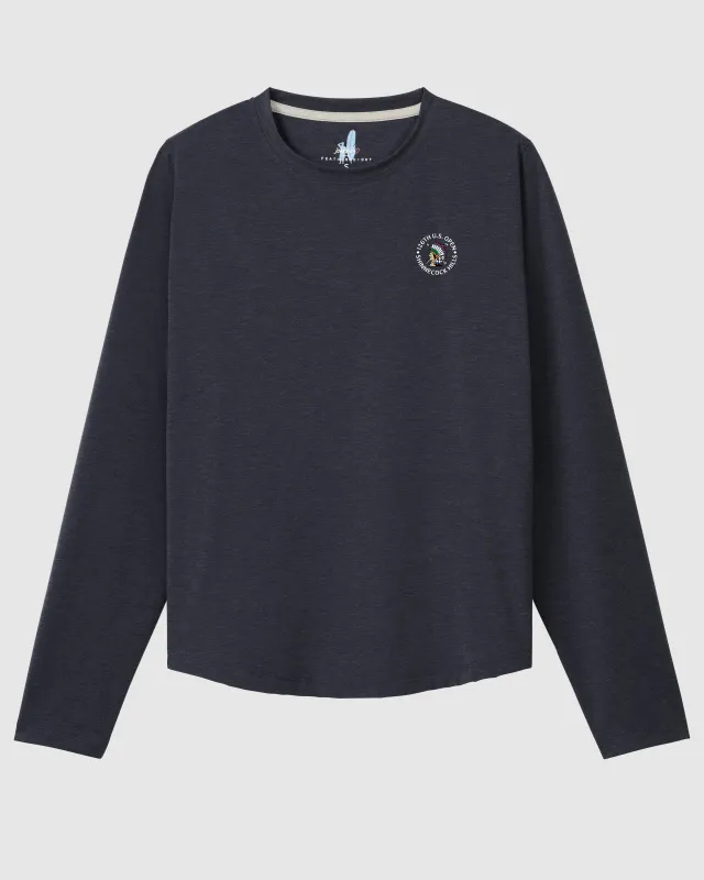 Women's 126th U.S. Open Course Performance Long Sleeve T-Shirt sold by Johnnie-O
