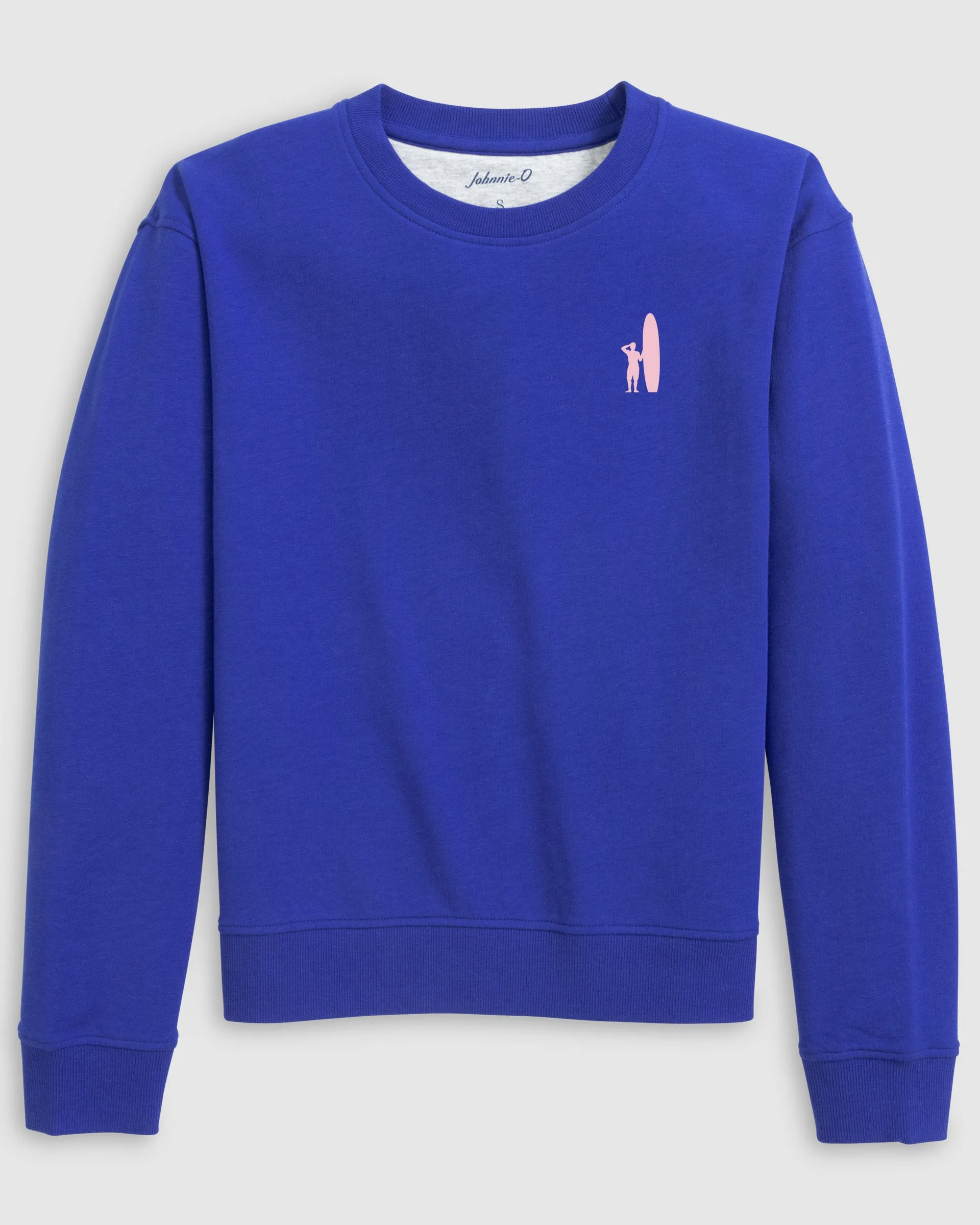 Women's Custom Surfer Logo Penny Crewneck Sweatshirt sold by Johnnie-O product image thumbnail 3