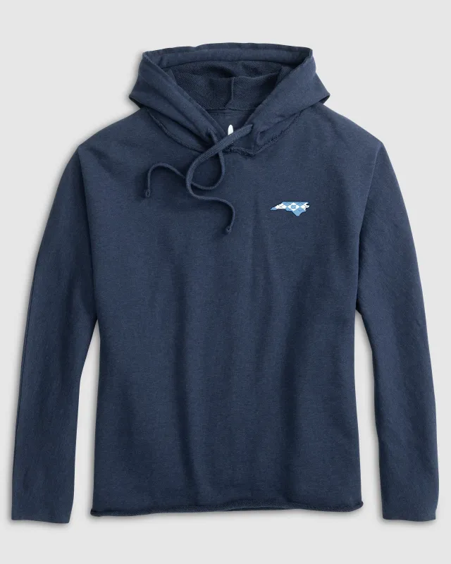 Women's University of North Carolina Kelli Pullover Hoodie - Argyle Logo made by Johnnie-O