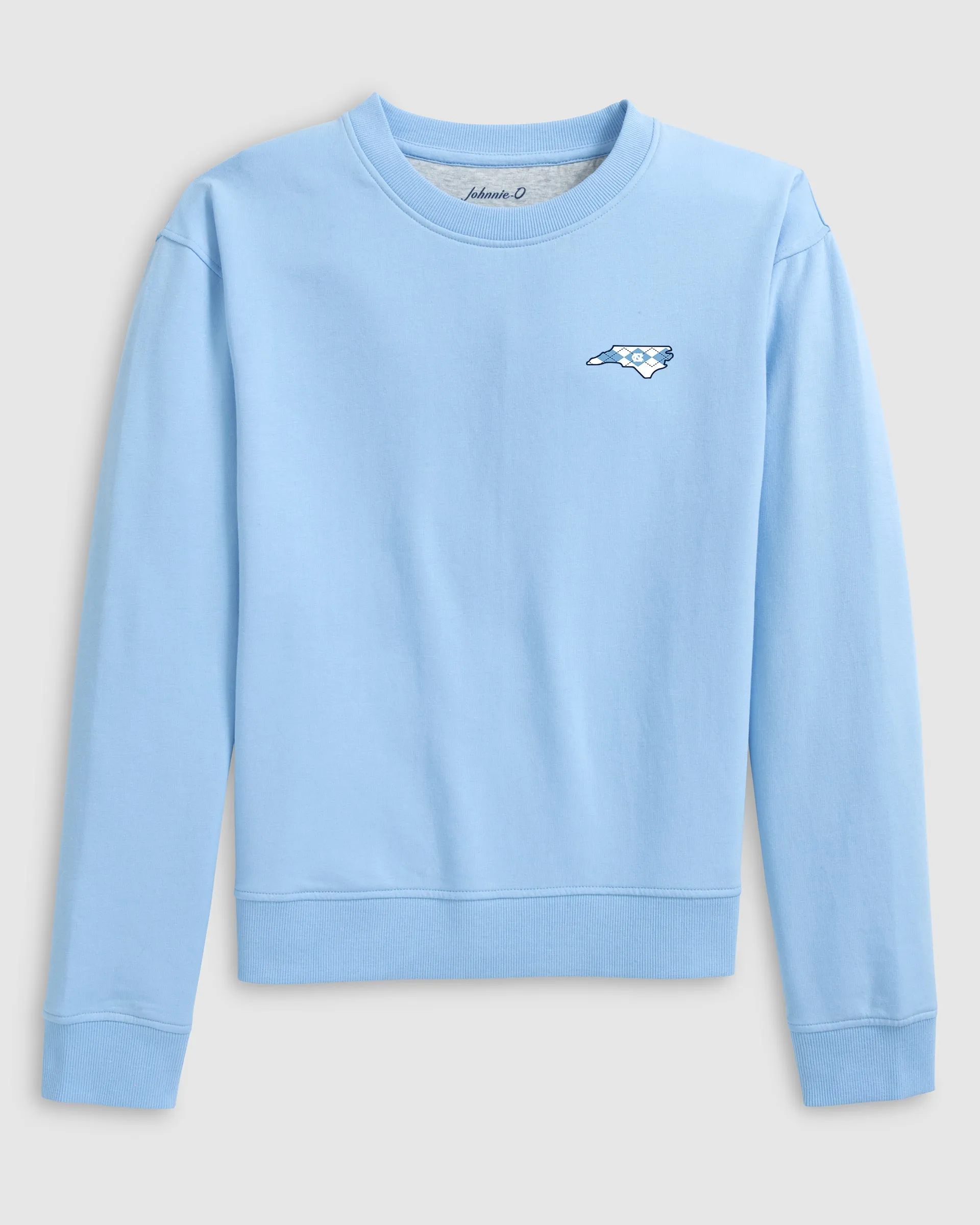 Women's University of North Carolina Penny Crewneck Sweatshirt - Argyle Logo sold by Johnnie-O