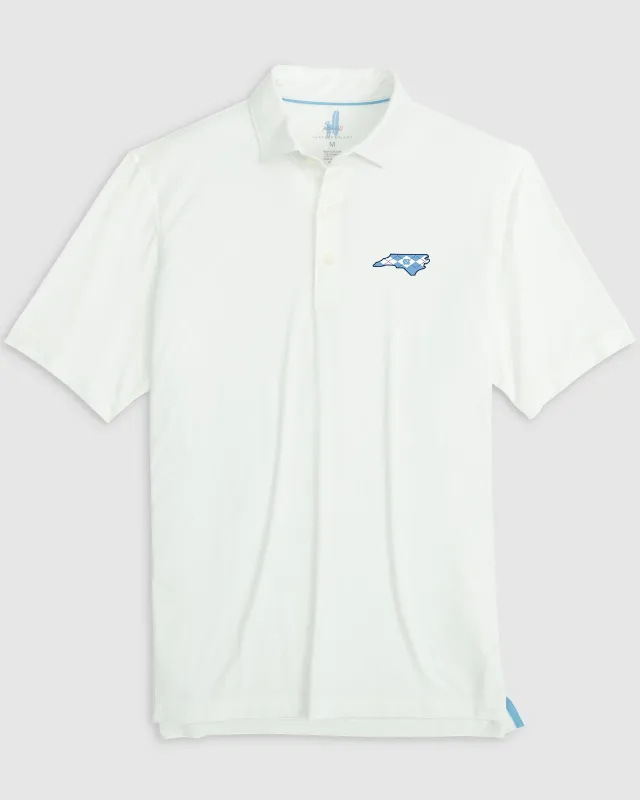 University of North Carolina Huronn Featherweight Performance Polo - Argyle Logo sold by Johnnie-O