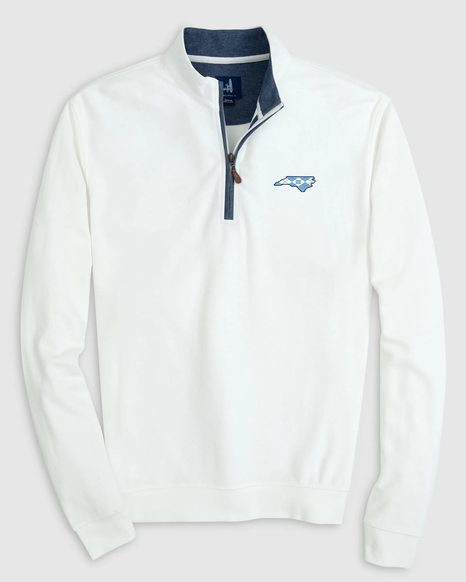 University of North Carolina Sully 1/4 Zip - Argyle Logo sold by Johnnie-O product image thumbnail 3