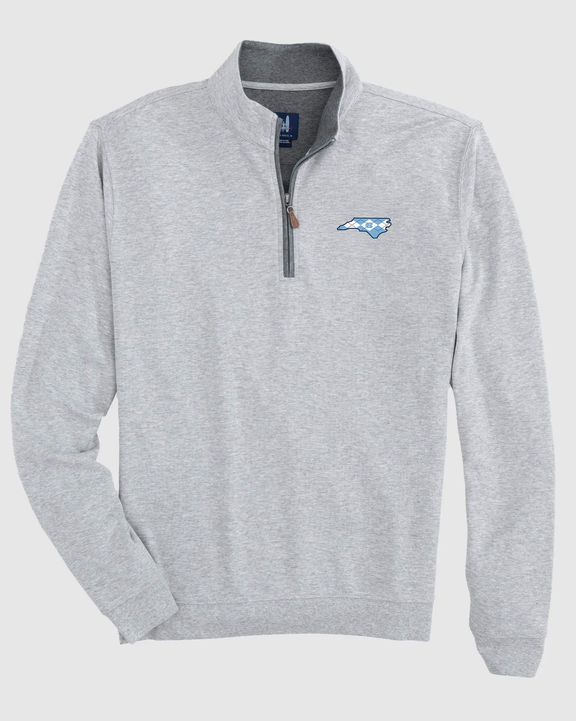 University of North Carolina Sully 1/4 Zip - Argyle Logo sold by Johnnie-O