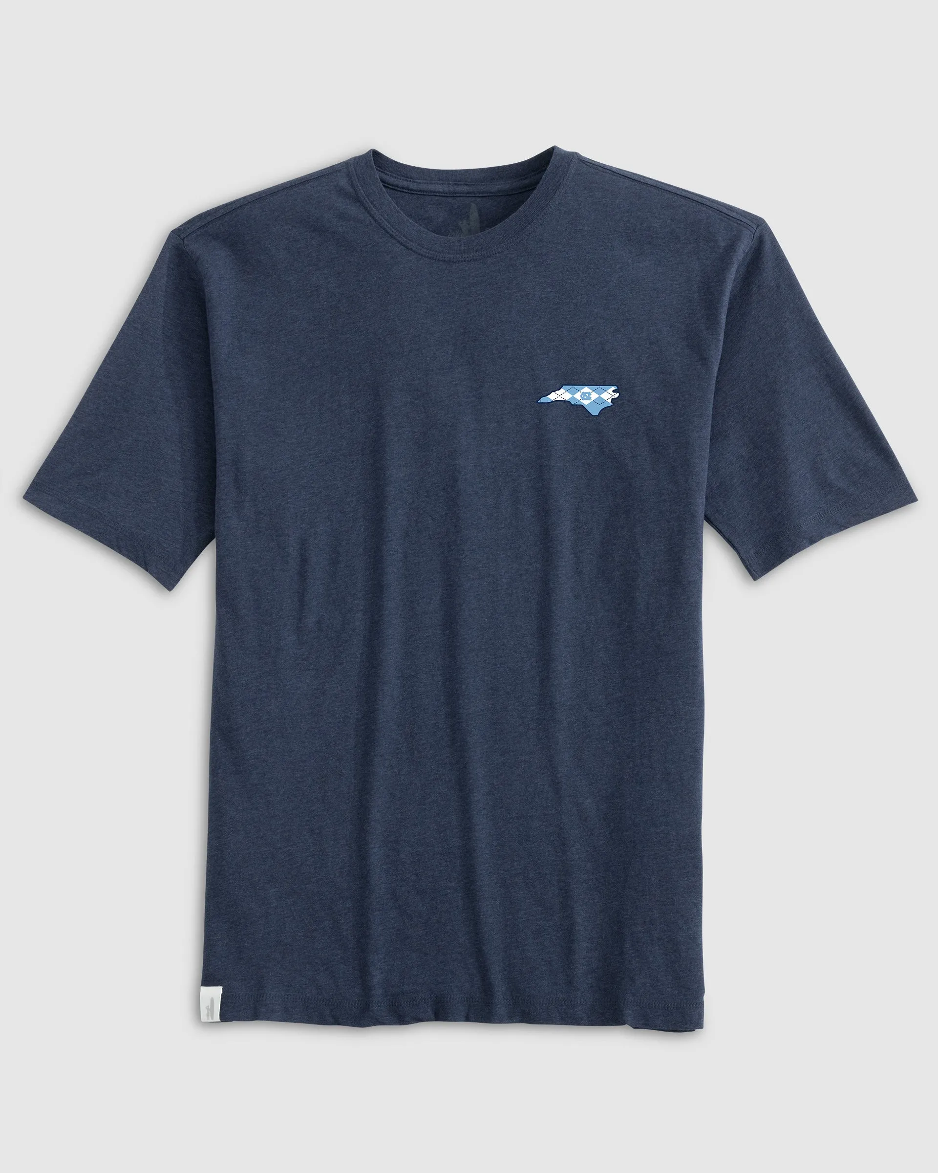 University of North Carolina Heathered Spencer T-Shirt - Argyle Logo sold by Johnnie-O