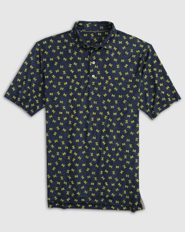 Michigan Stadium Exeter Printed PREP-FORMANCE Polo sold by Johnnie-O