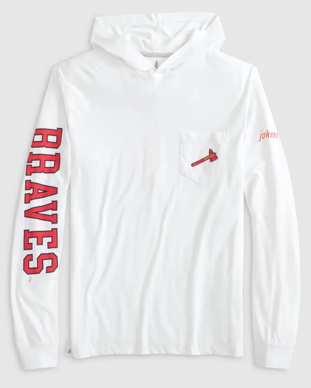 Atlanta Braves Edison T-Shirt Hoodie sold by Johnnie-O