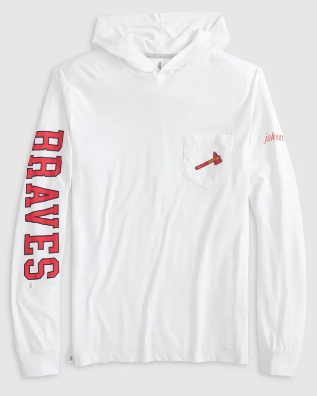 Atlanta Braves Edison 2.0 T-Shirt Hoodie sold by Johnnie-O