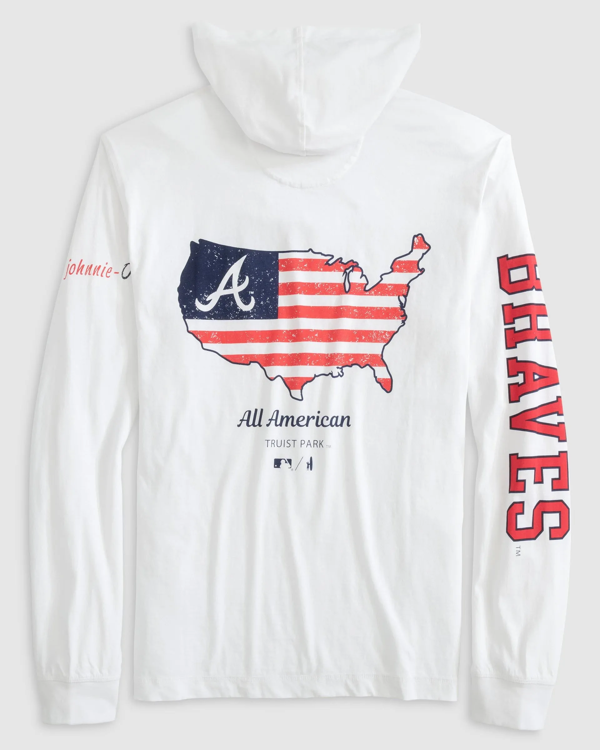 Atlanta Braves Edison 2.0 T-Shirt Hoodie sold by Johnnie-O product image thumbnail 2