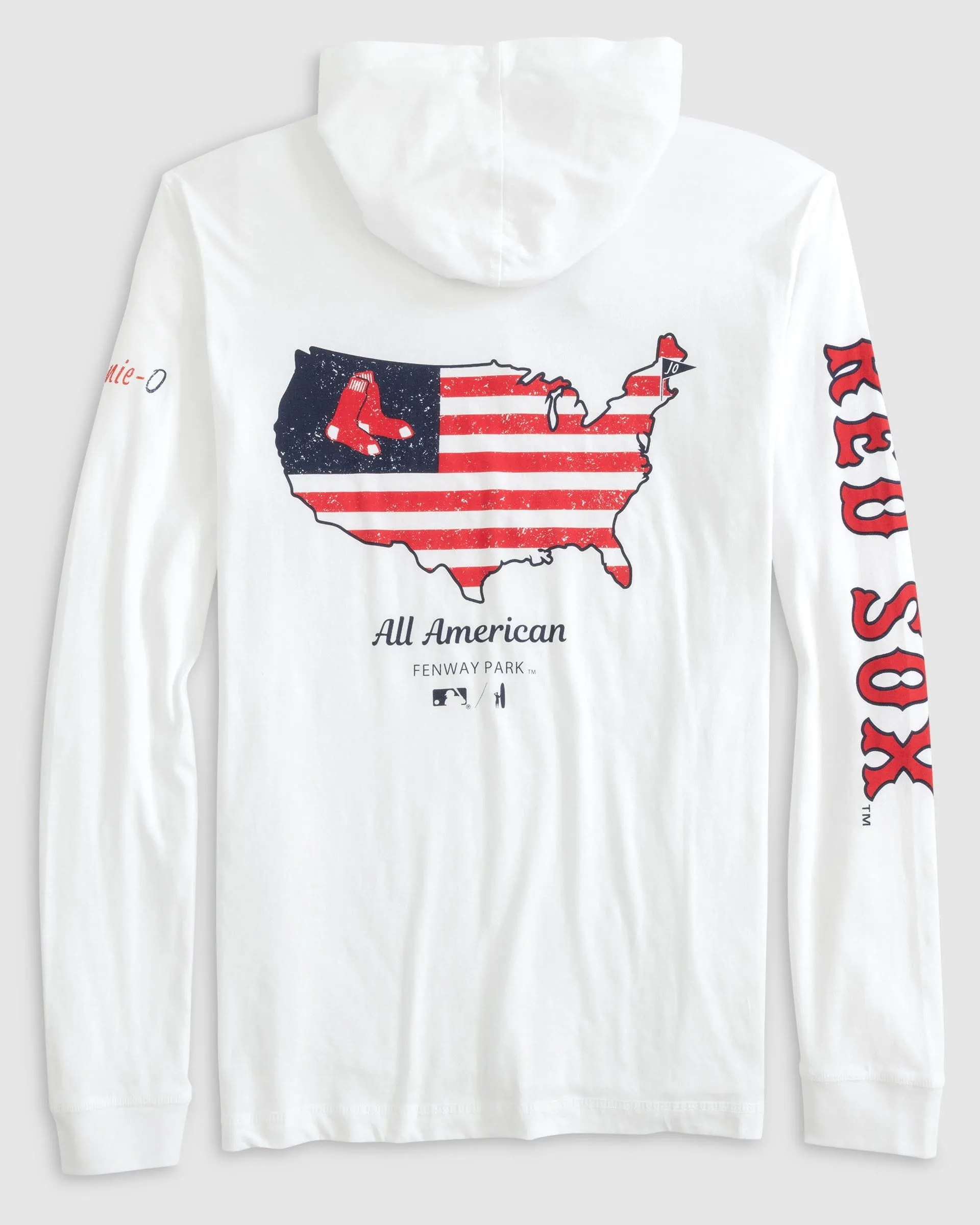 Boston Red Sox Edison T-Shirt Hoodie sold by Johnnie-O product image thumbnail 2