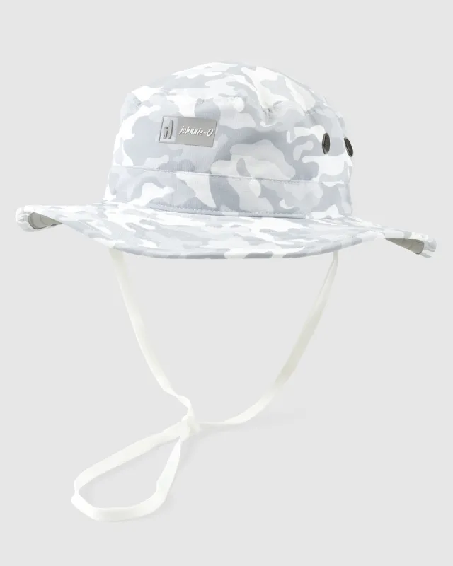 Sun & Surf Camo Performance Bucket Hat sold by Johnnie-O