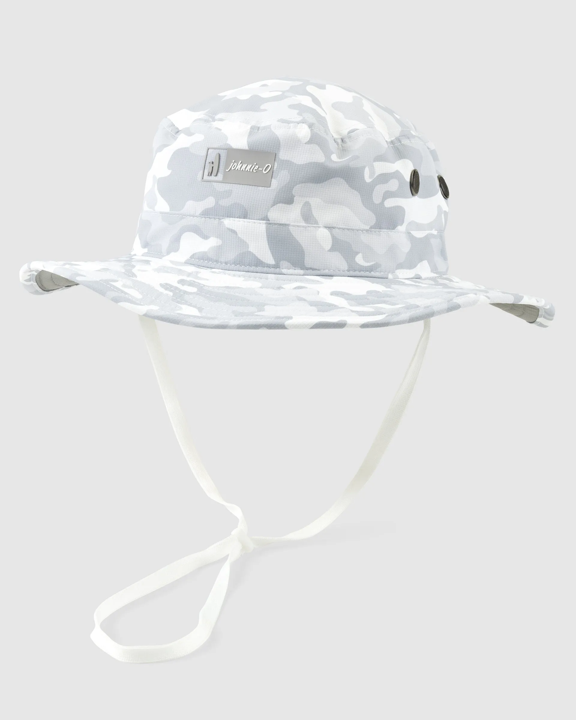Sun & Surf Camo Performance Bucket Hat sold by Johnnie-O
