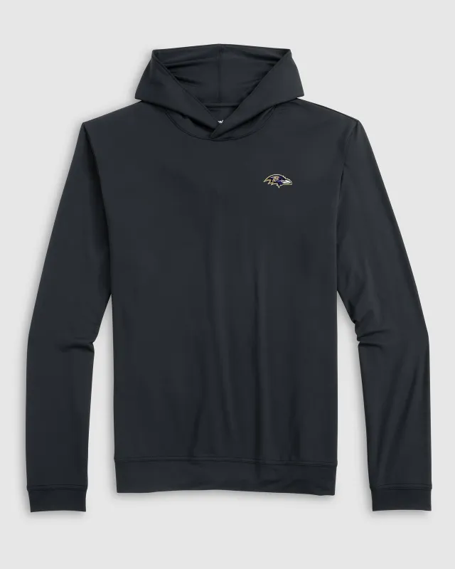 Baltimore Ravens Motion Performance Hoodie made by Johnnie-O