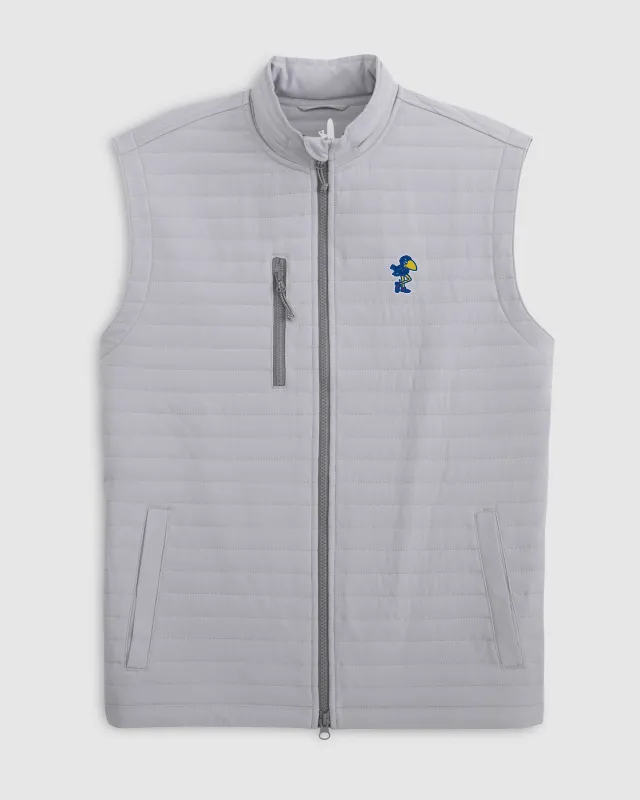 Kansas Crosswind Quilted Performance Vest - Vault Logo sold by Johnnie-O