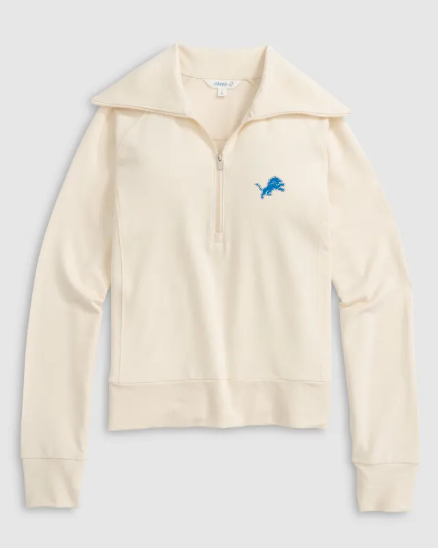 Women's Detroit Lions Eliza 1/2 Zip made by Johnnie-O