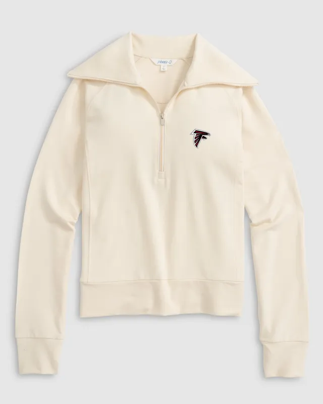 Women's Atlanta Falcons Eliza 1/2 Zip made by Johnnie-O