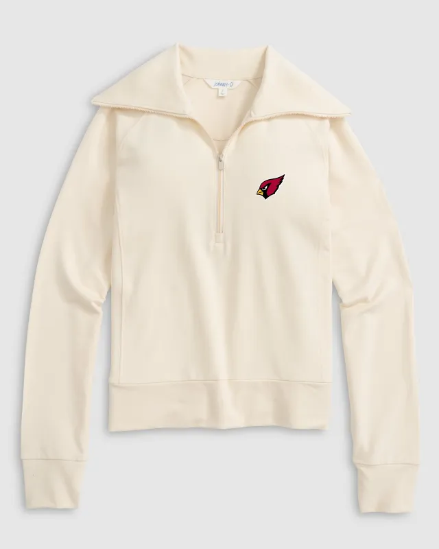 Women's Arizona Cardinals Eliza 1/2 Zip sold by Johnnie-O