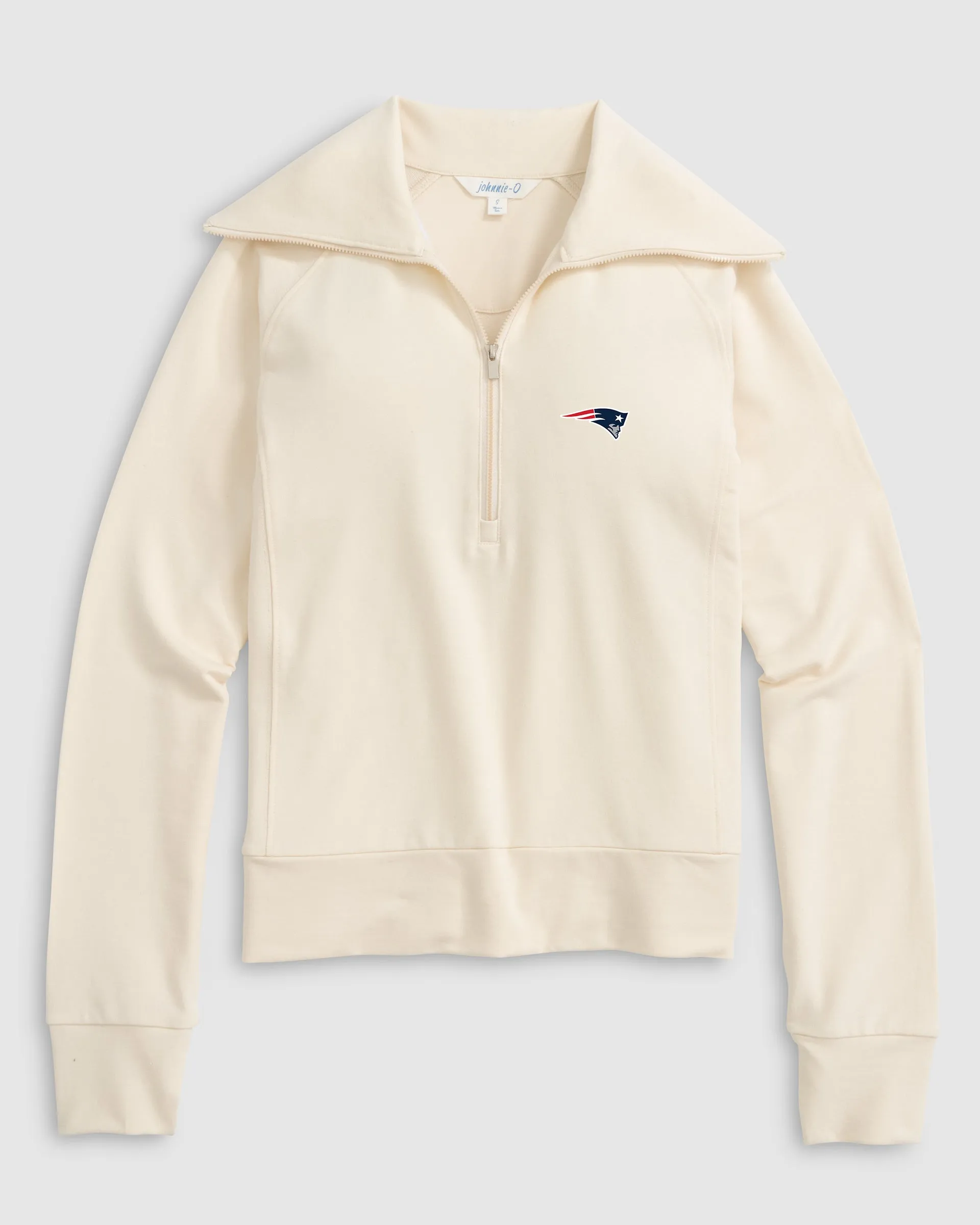 Women's New England Patriots Eliza 1/2 Zip sold by Johnnie-O