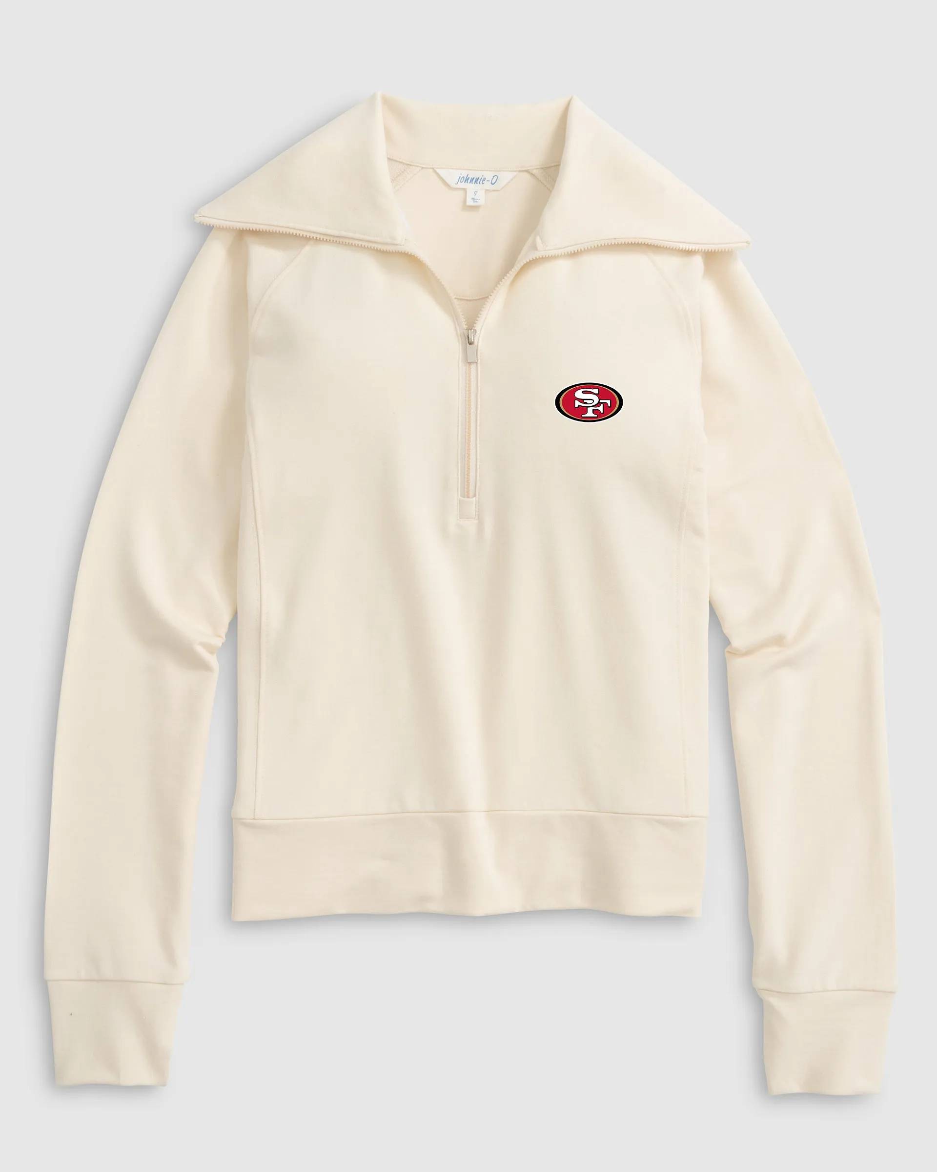 Women's San Francisco 49ers Eliza 1/2 Zip sold by Johnnie-O
