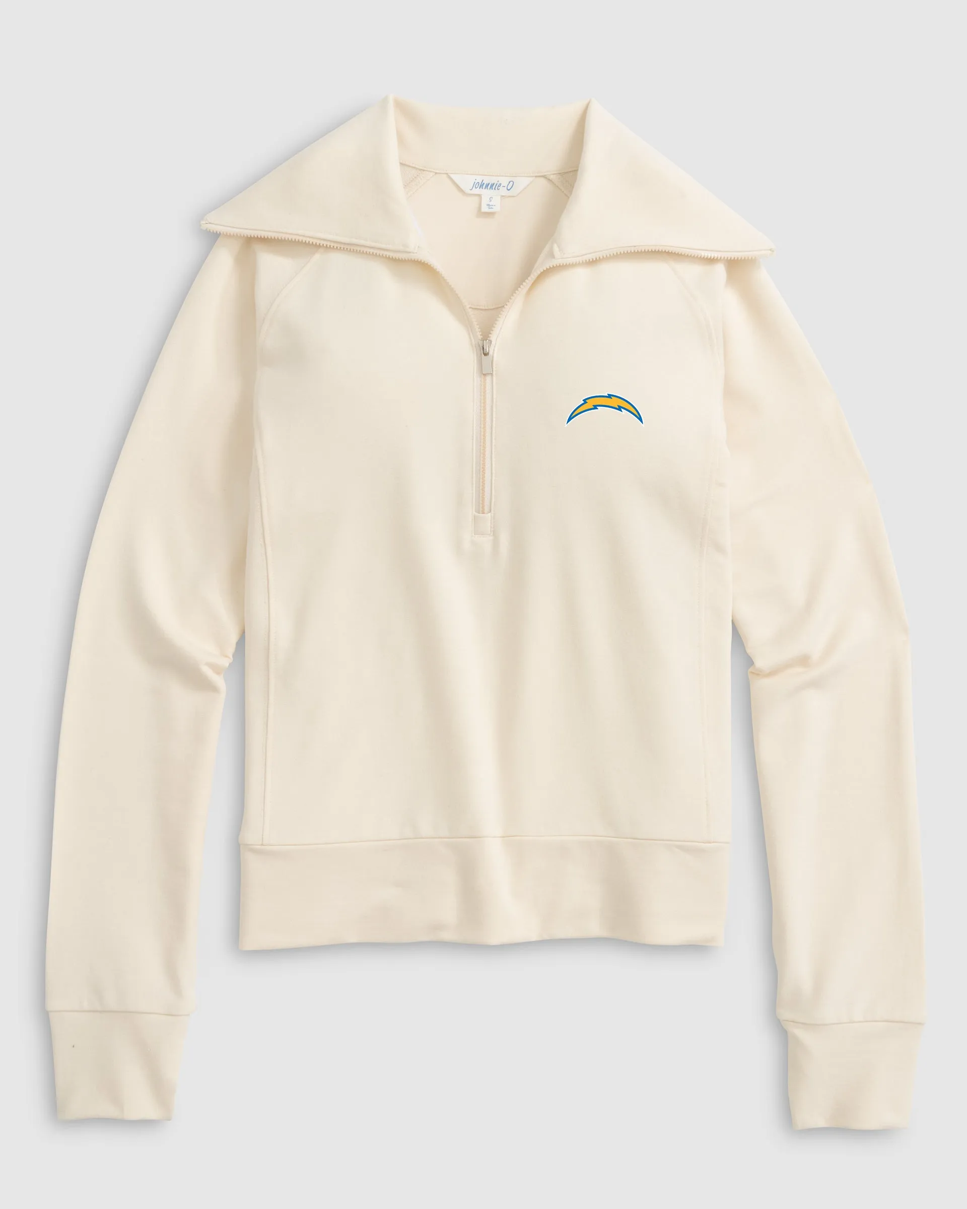 Women's Los Angeles Chargers Eliza 1/2 Zip sold by Johnnie-O