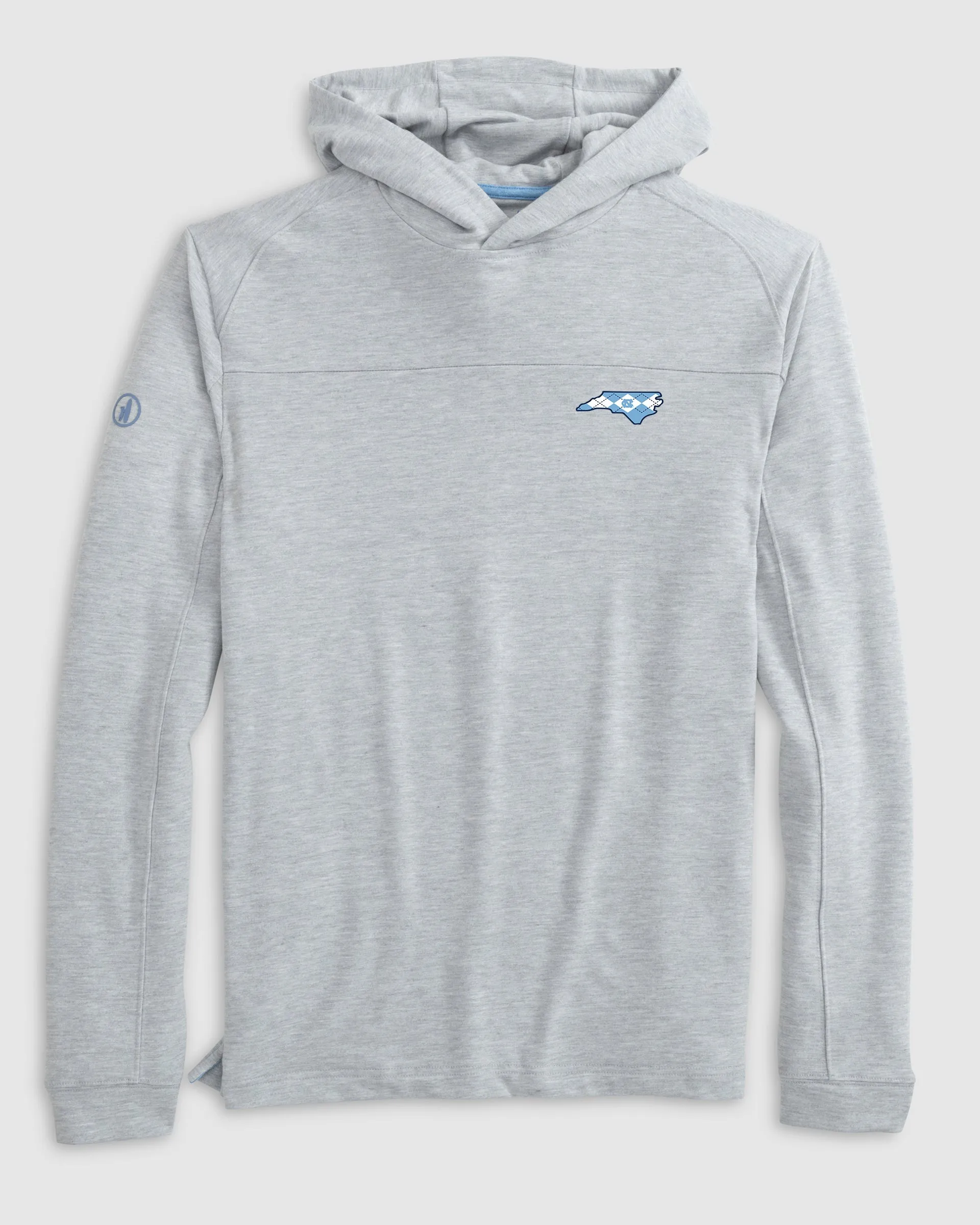 University of North Carolina Remmy Midweight Performance Hoodie - Argyle Logo sold by Johnnie-O